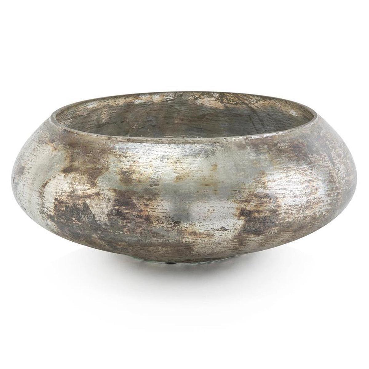 John Richard Decor Burnished Silver Bowl