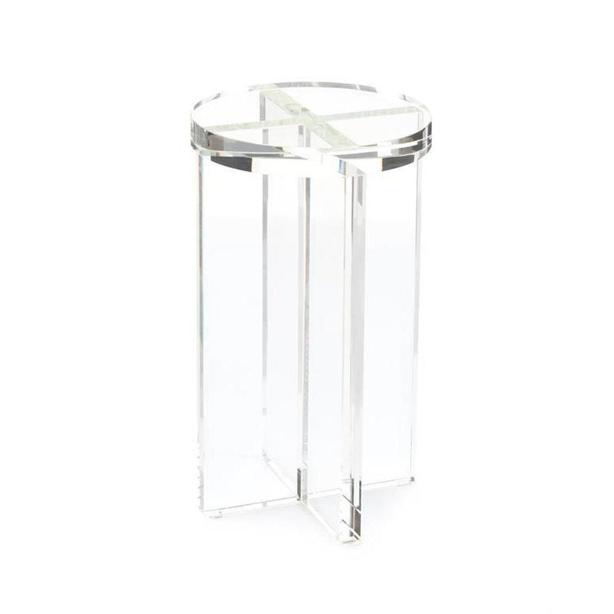 John Richard Crystal Martini Intersecting Side Table