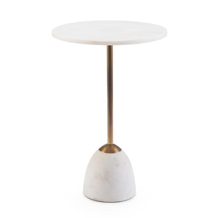John Richard Brass and Marble Martini Side Table