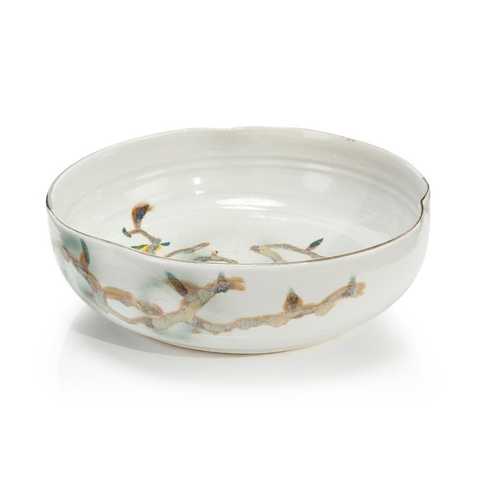 John Richard Twigs and Teal Bowl I