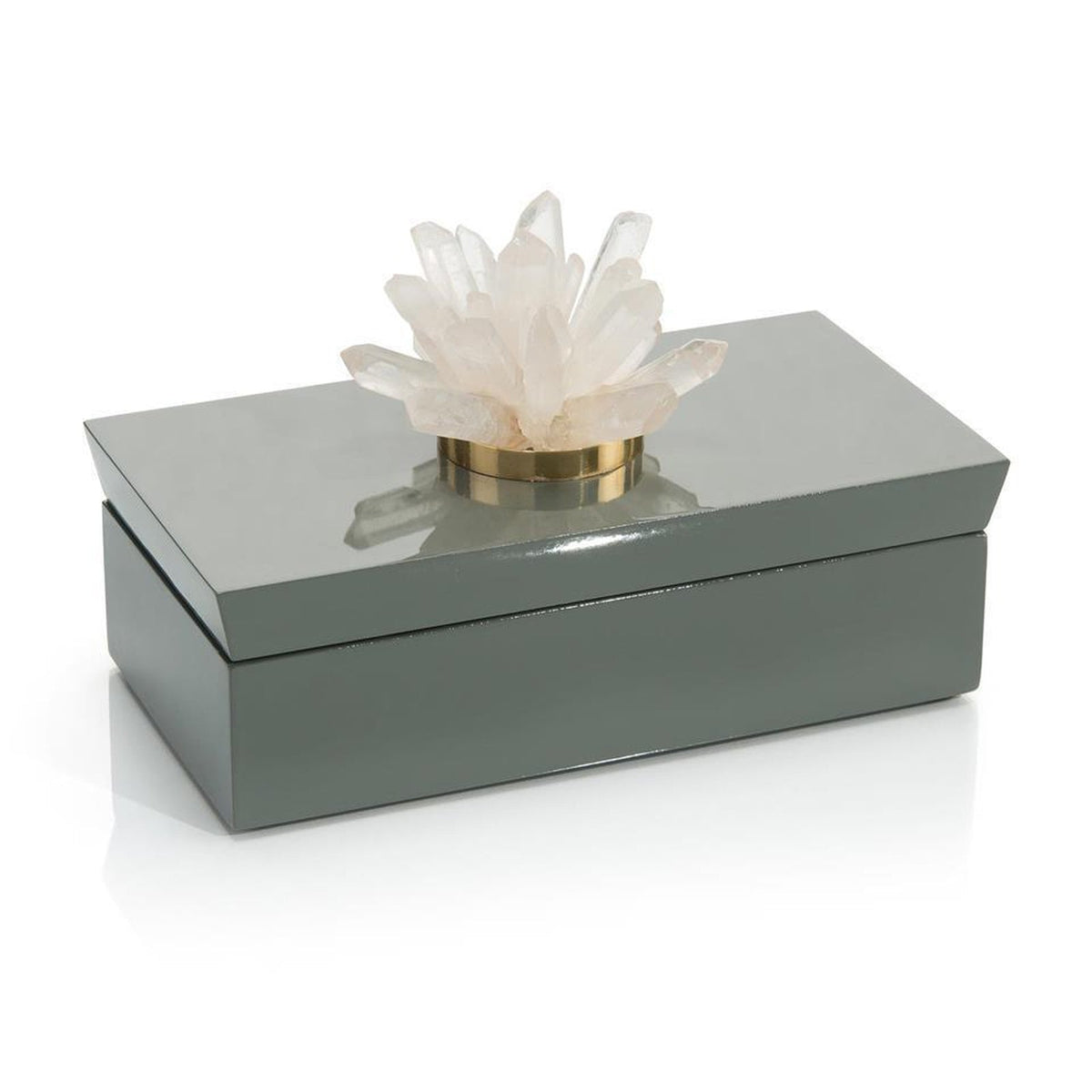 John Richard Decor Gray Box with Quartz - 10663