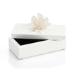 John Richard Decor Long White Box with Quartz