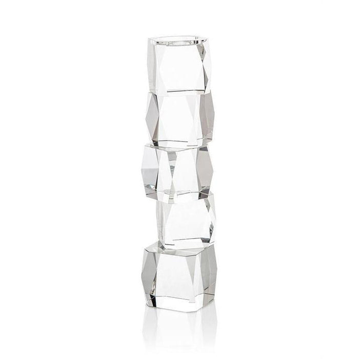 John Richard Crystal Cubist Candleholder 5