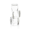 John Richard Crystal Cubist Candleholder 3