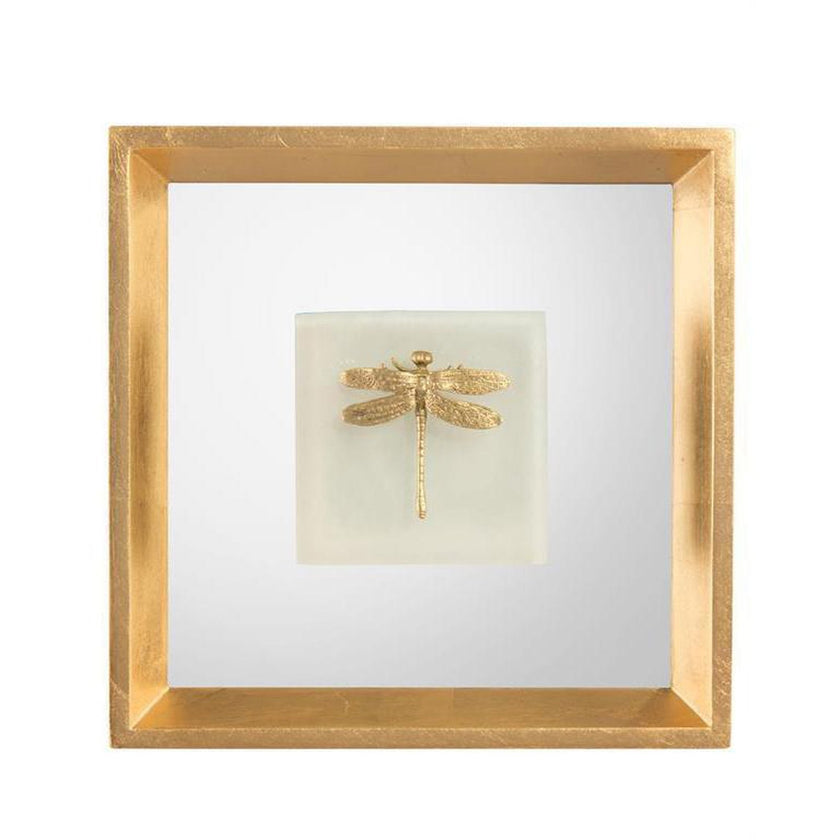 John Richard Decor Dragonfly on Alabaster Wall Art
