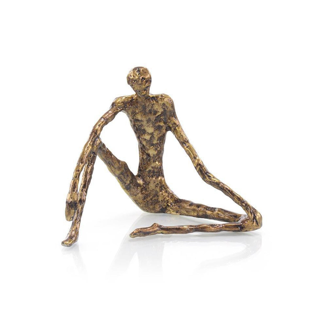 John Richard Decor Bronze Sitting Sculpture