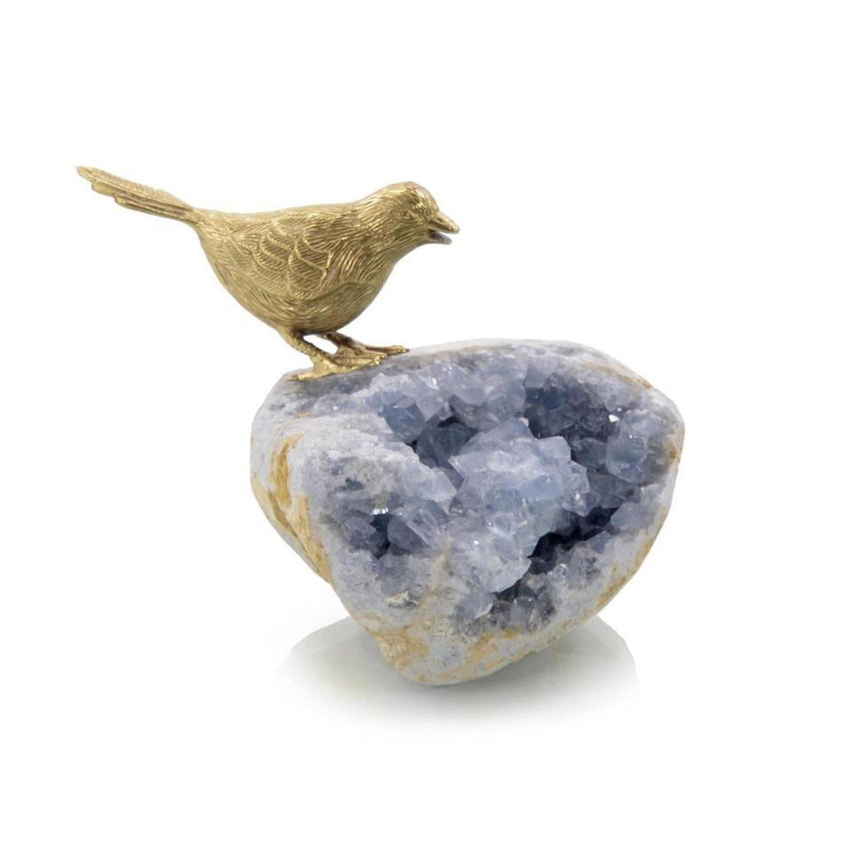 John Richard Decor Bird on Celestite Rock