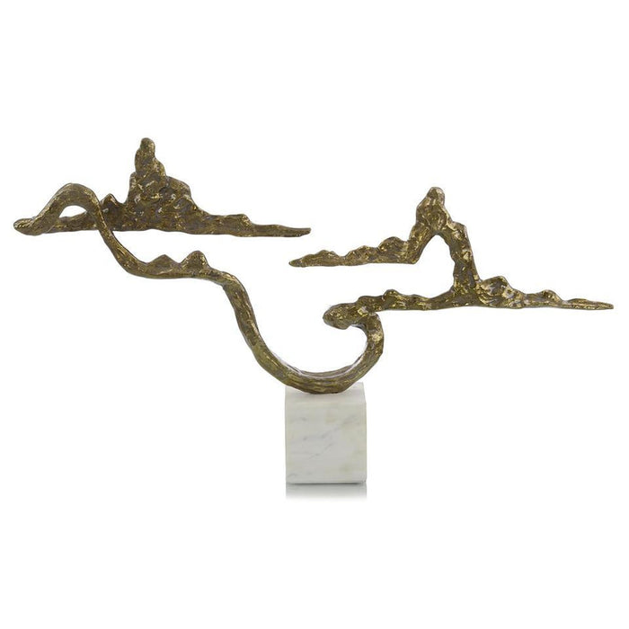 John Richard Floating Island in Brass