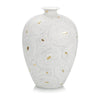 John Richard White Porcelain Vase with Gold