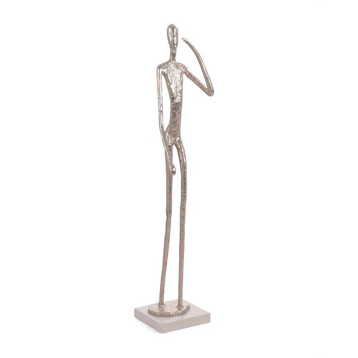 John Richard Decor Nickel Figure Sculpture
