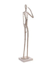 John Richard Decor Nickel Figure Sculpture