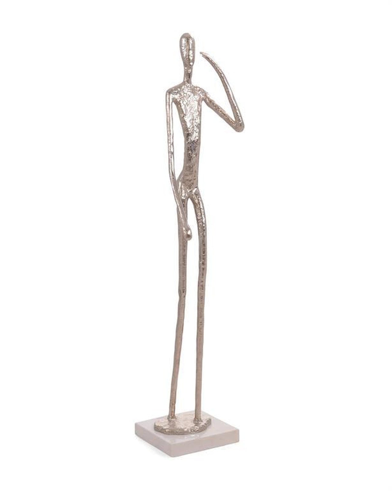John Richard Decor Nickel Figure Sculpture