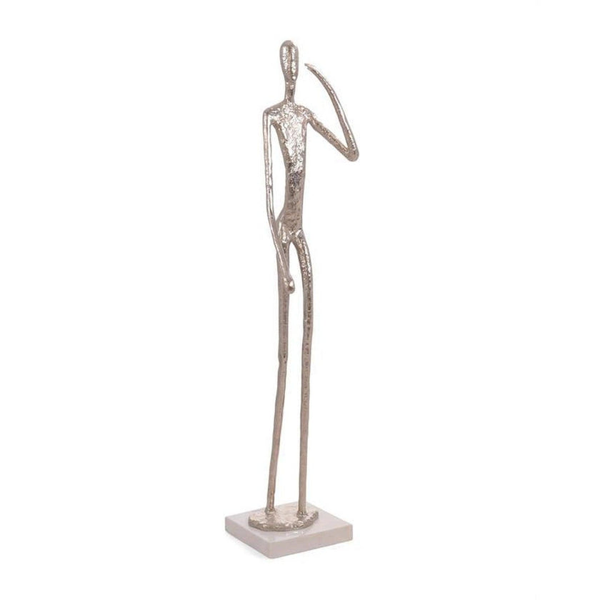 John Richard Decor Nickel Figure Sculpture