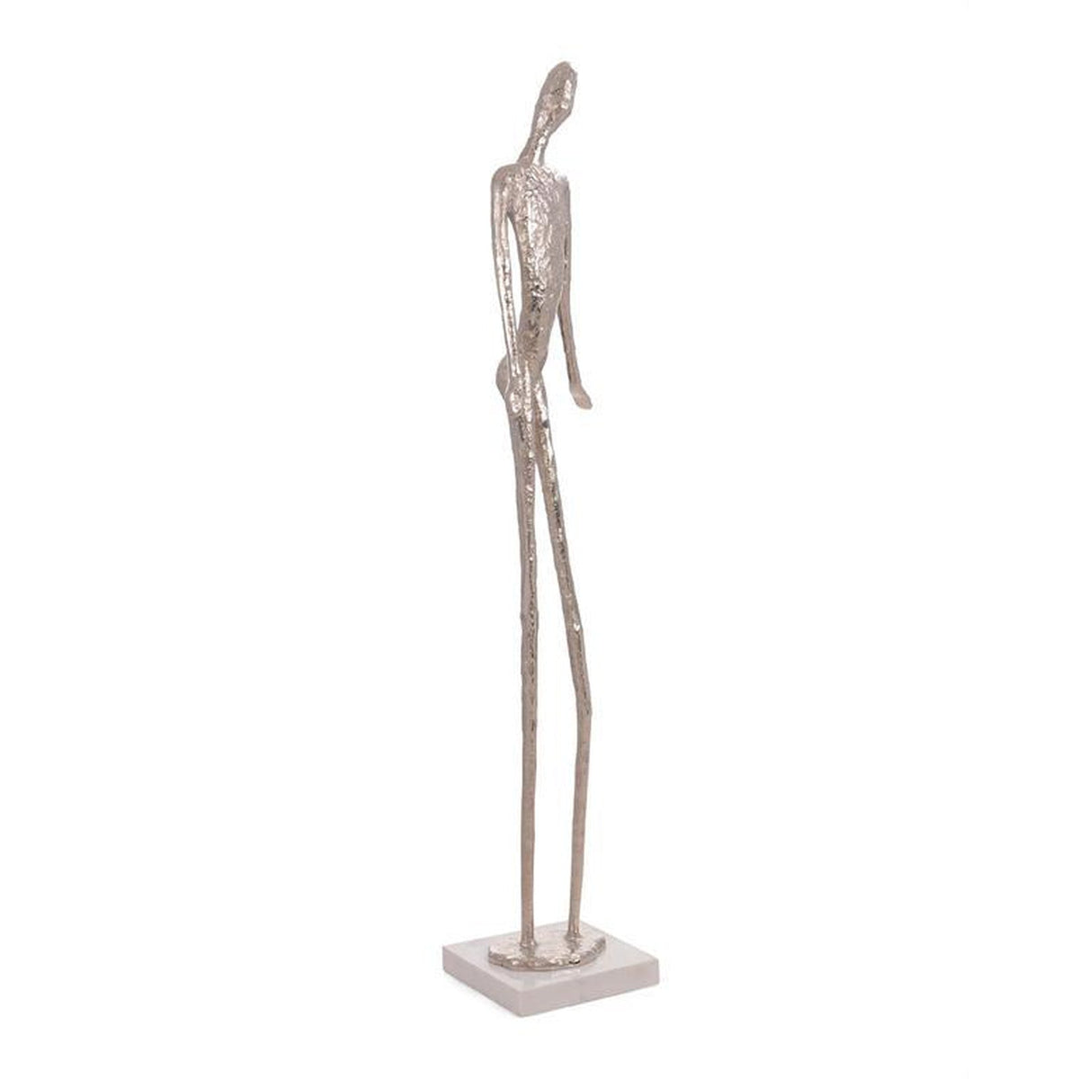 John Richard Decor Nickel Figure Sculpture