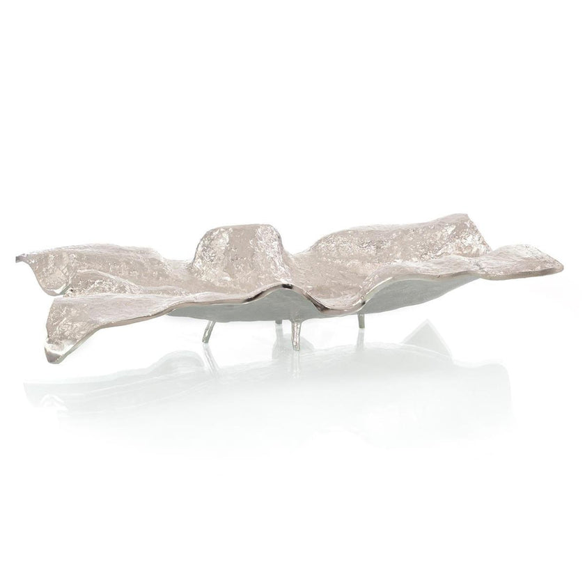 John Richard Decor Draped Fabric Rectangular Bowl