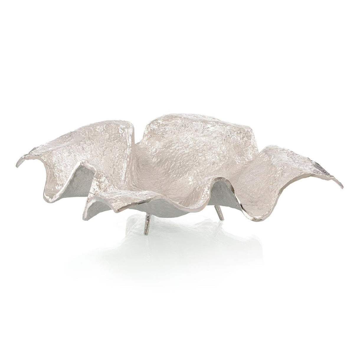John Richard Decor Draped Fabric Square Bowl