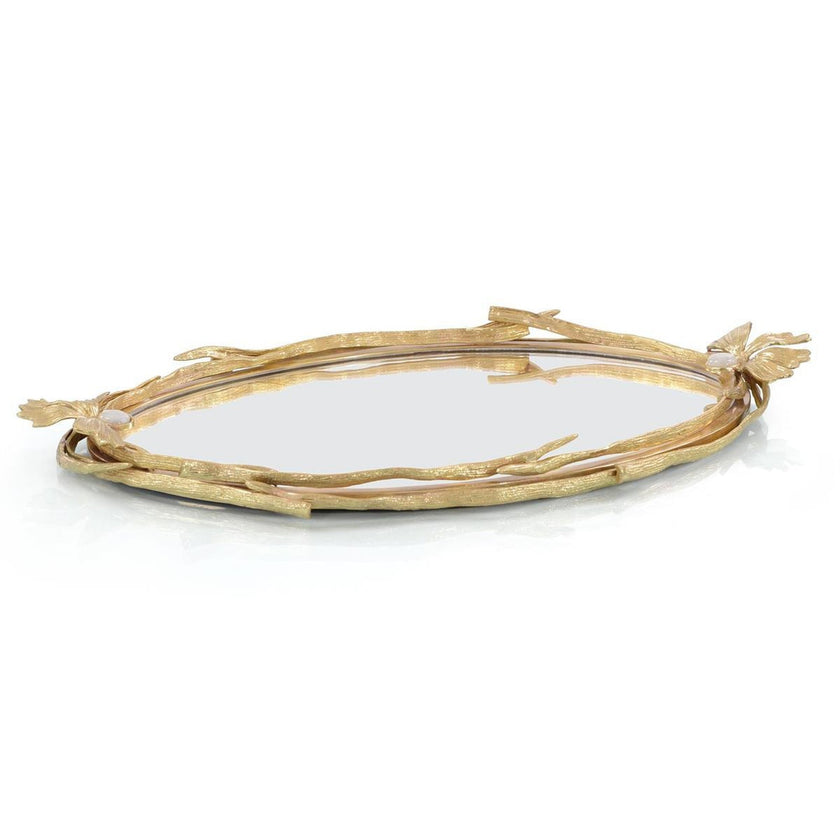 John Richard Decor Fleur Stone Tray