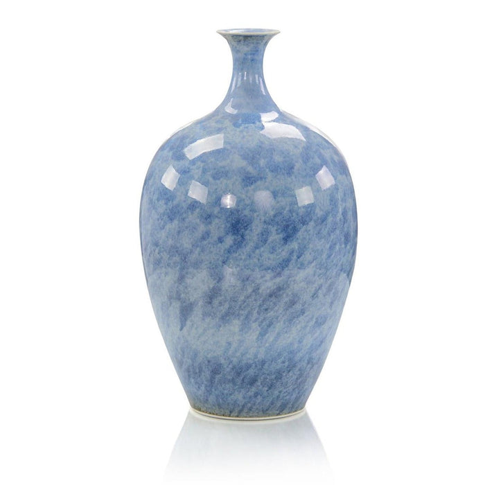 John Richard Cerulean Blue Porcelain Vase
