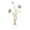 John Richard Decor Cyanite Floral Sculpture