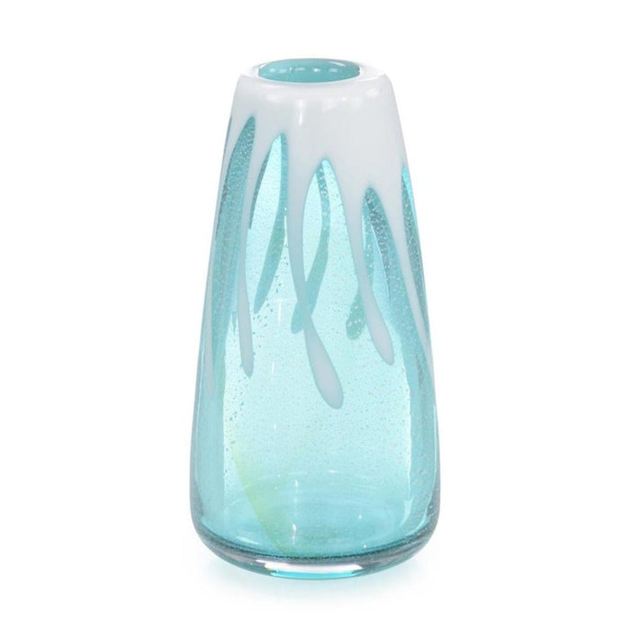 John Richard Seafoam Blue Handblown Glass Vase II