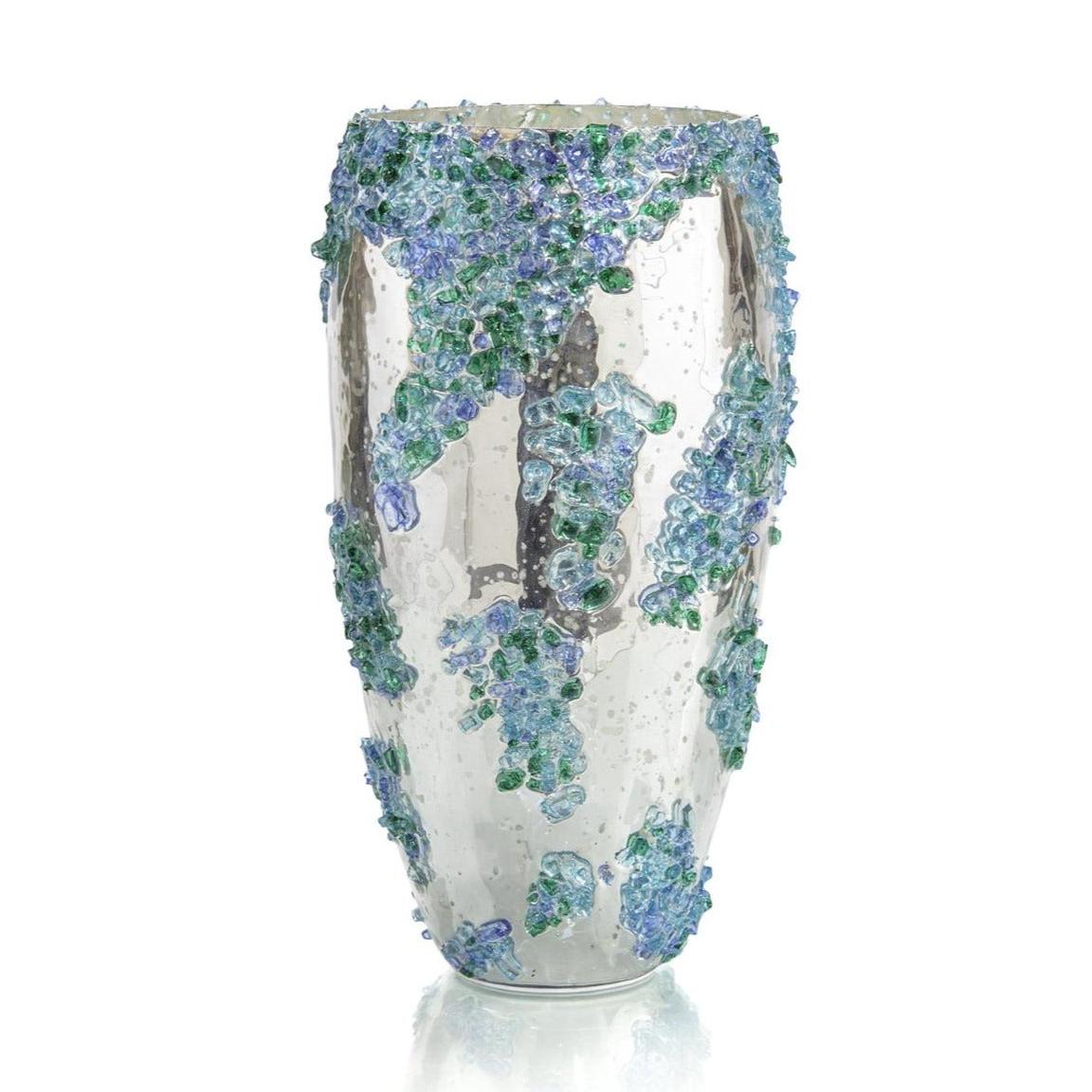John Richard Decor Sea Glass Mirror Vase