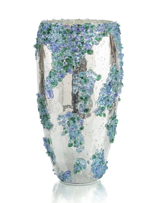 John Richard Sea Glass Mirror Vase