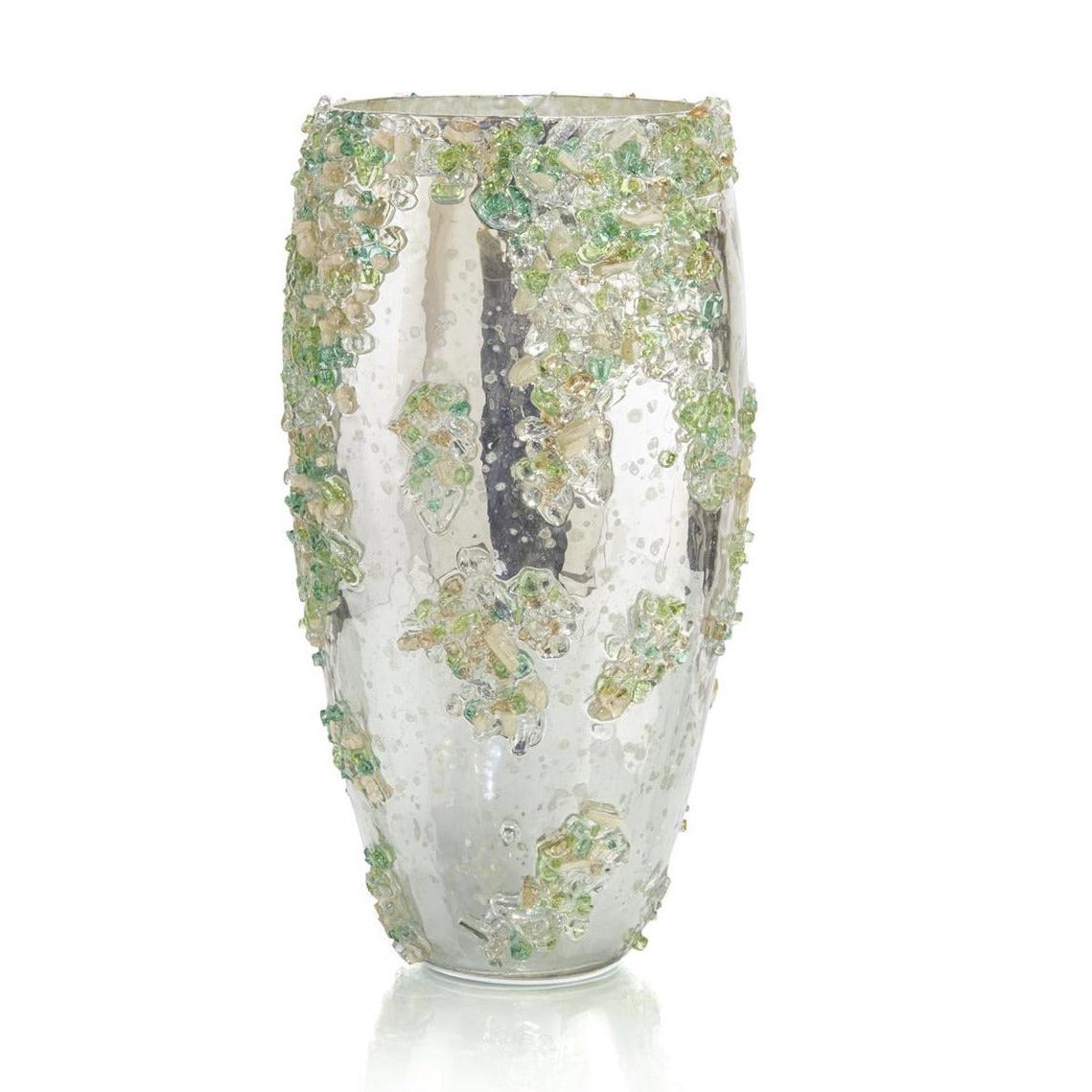 John Richard Decor Sea Glass Mirror Vase