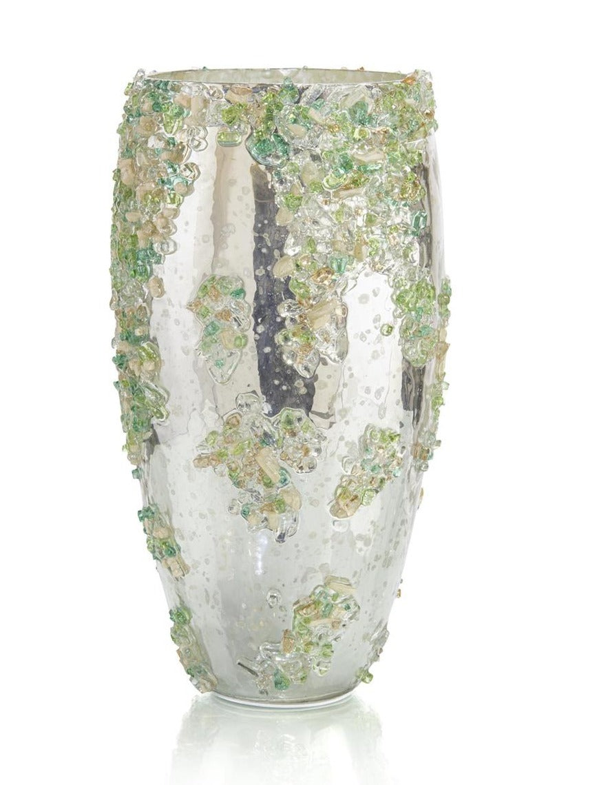 John Richard Decor Sea Glass Mirror Vase