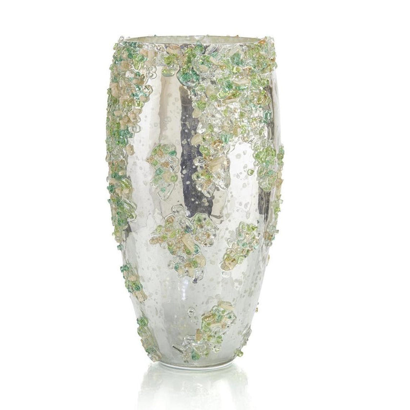 John Richard Decor Sea Glass Mirror Vase