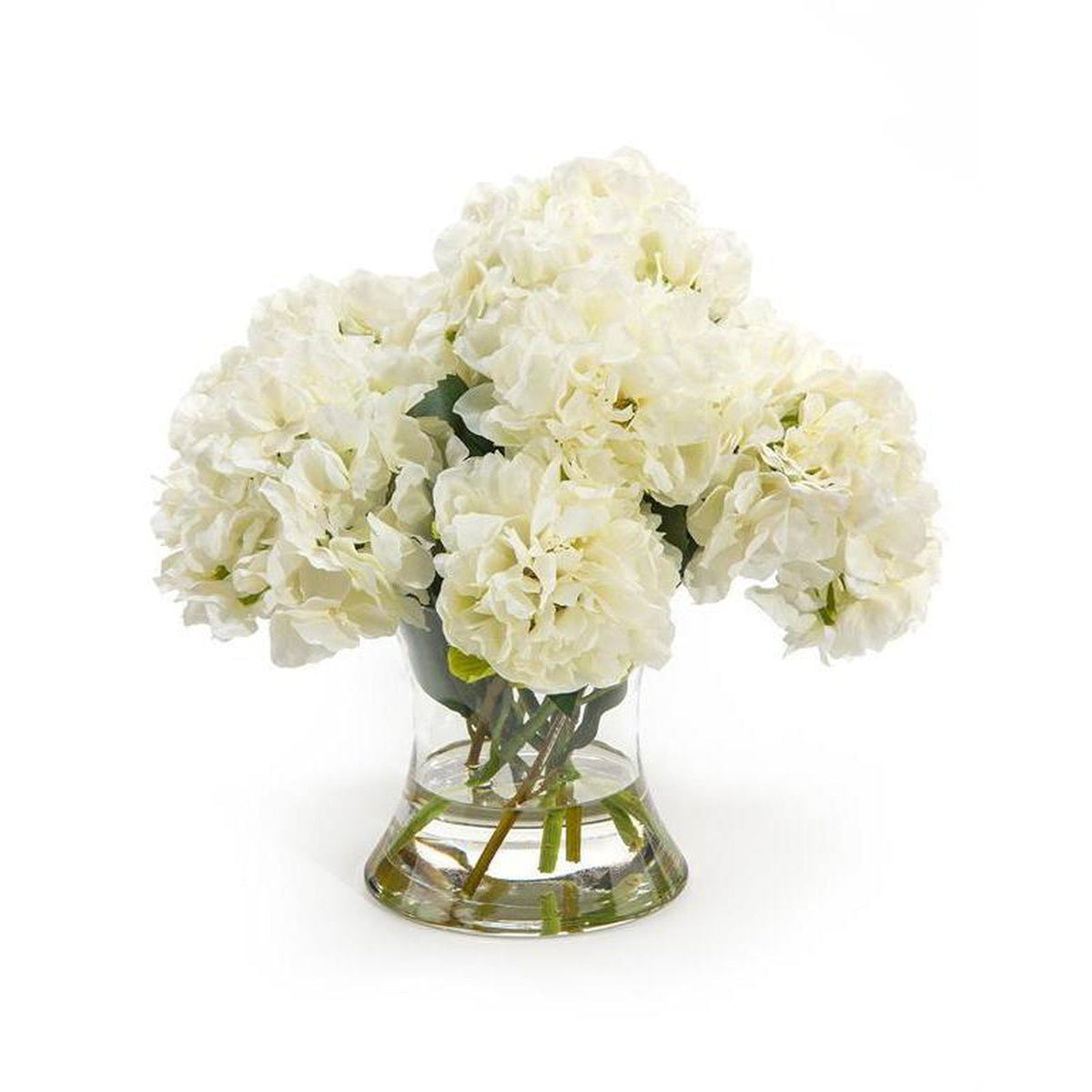 John Richard Decor White Hydrangeas - 4180