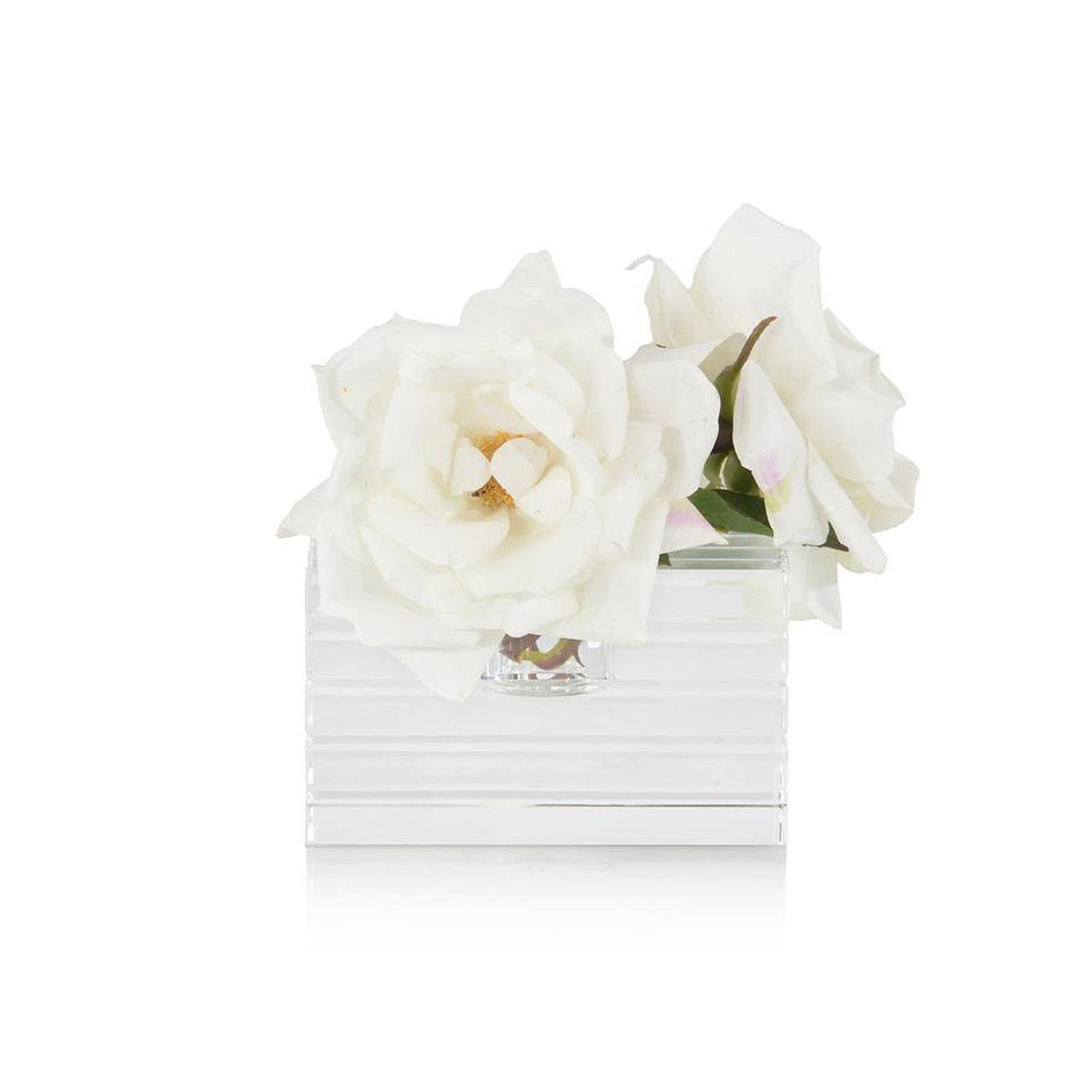 John Richard Decor Cut Crystal Rose