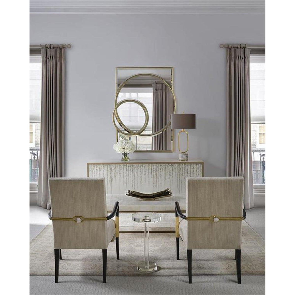 John Richard Golden Loop Table Lamp
