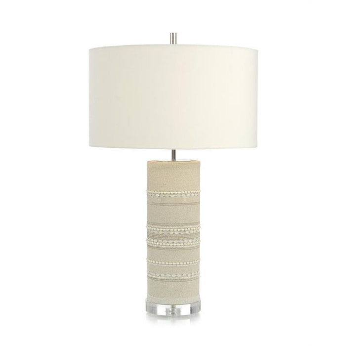 John Richard Beaded Column Table Lamp