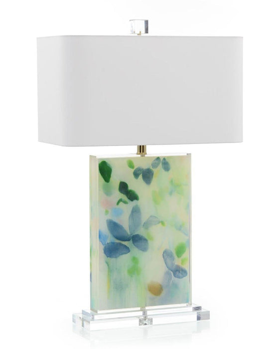 John Richard Melissa Abide Griffith's Floral Table Lamp