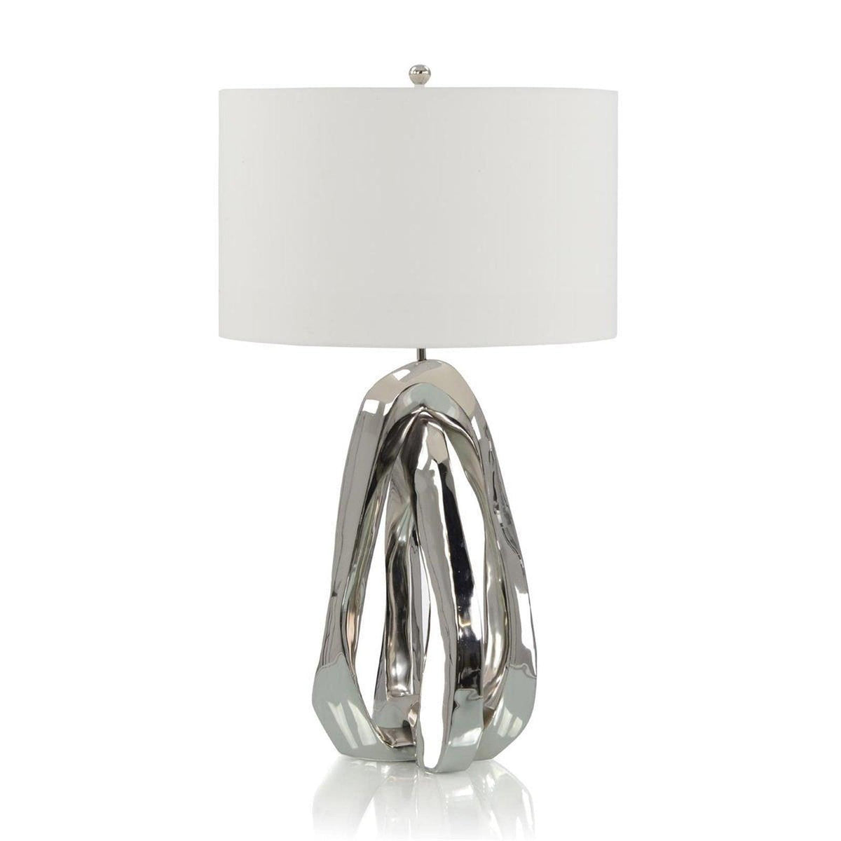 John Richard Amorphic Nickel Table Lamp