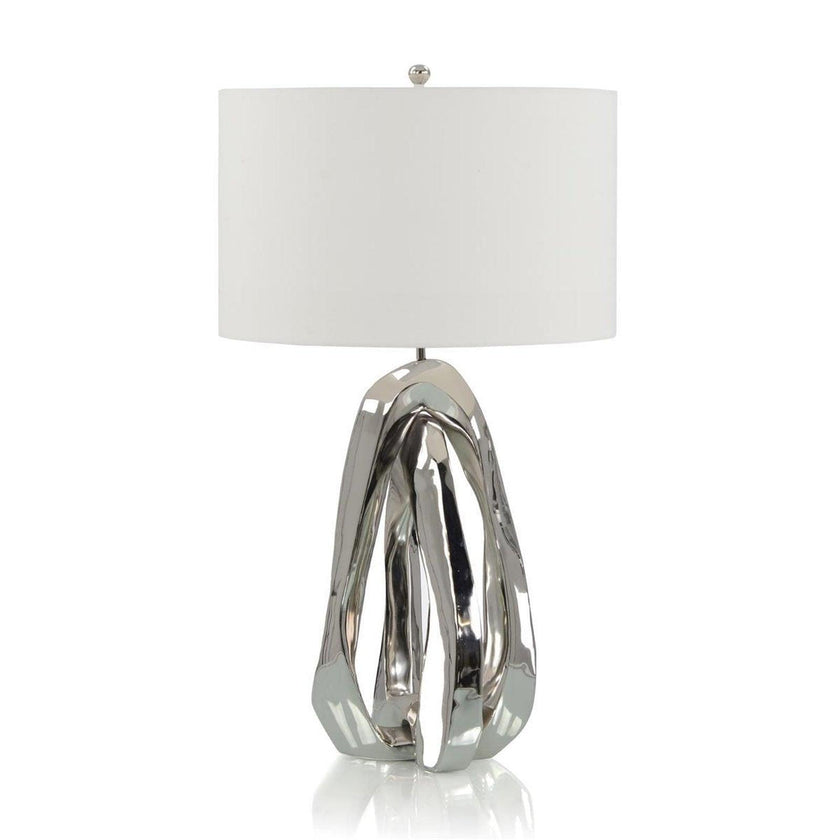 John Richard Amorphic Nickel Table Lamp