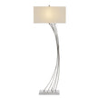 John Richard Cambered Nickel Floor Lamp