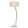 John Richard Cambered Nickel Floor Lamp