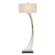 John Richard Cambered Brass Floor Lamp