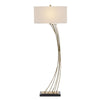 John Richard Cambered Brass Floor Lamp