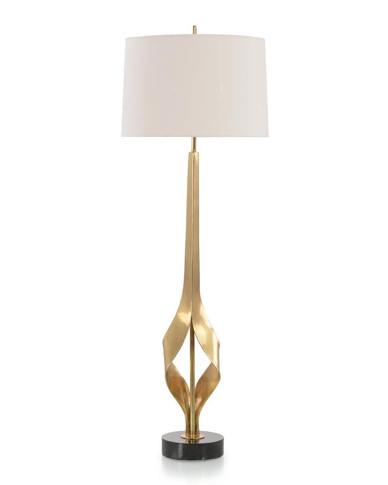 John Richard Graceful Brass Buffet Lamp