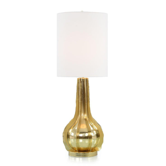 John Richard Brushed Brass Waves Table Lamp