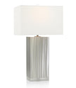 John Richard Stainless Steel Brushed Spiral Table Lamp
