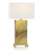 John Richard Stainless Steel Brushed Spiral Table Lamp