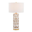 John Richard Lattice Carved Table Lamp