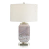 John Richard Marbled Mauve Table Lamp