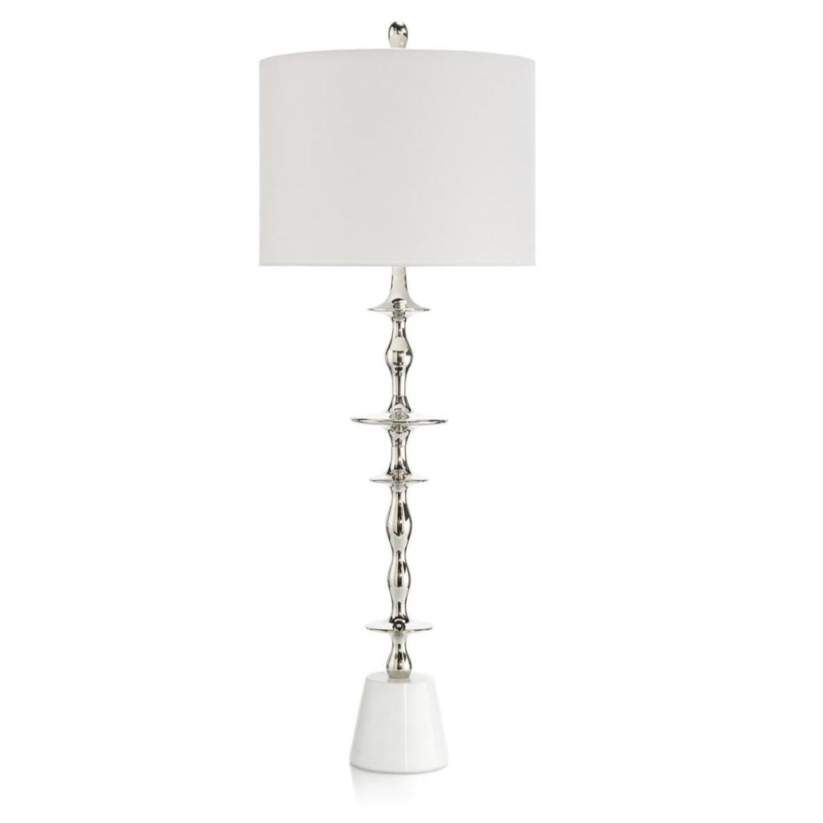 John Richard Polished Nickel Buffet Lamp