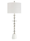 John Richard Polished Nickel Buffet Lamp