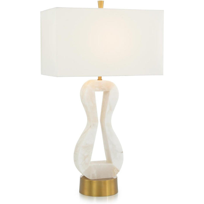 John Richard Infinite Alabaster Table Lamp