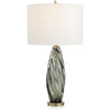 John Richard Olive Art Glass Table Lamp